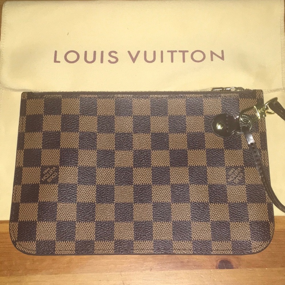 The good stuff! leather- designer clutch